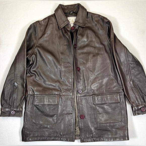 AVANTI Women’s Vintage 100% Genuine Leather Lined‎ Western Grunge Jacket Size M - Picture 1 of 16